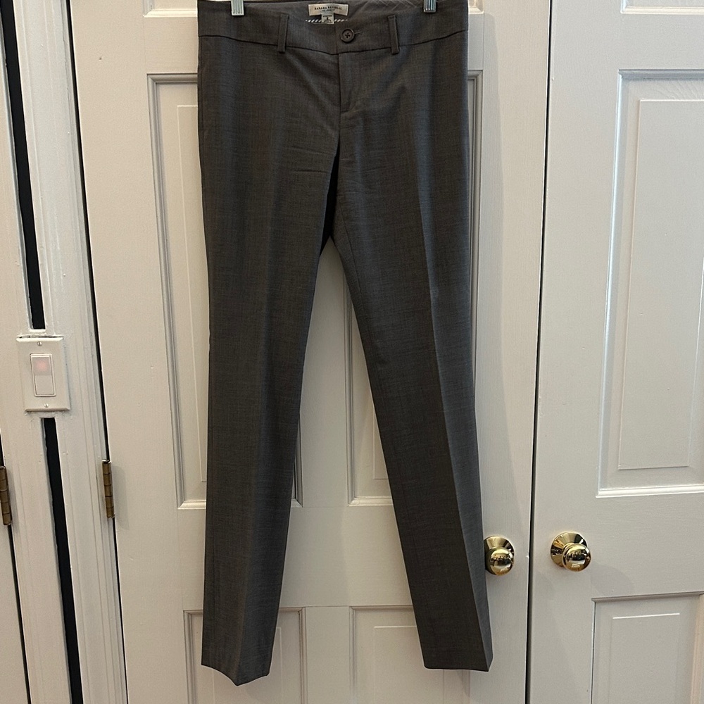 Banana republic size 2 gray dress pants fully lined dry clean only